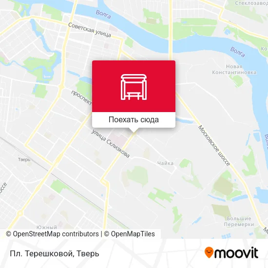 Карта Пл. Терешковой