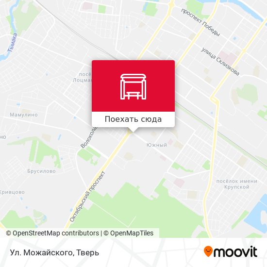 Карта Ул. Можайского