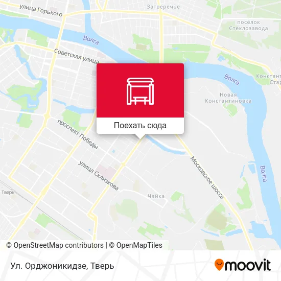 Карта Ул. Орджоникидзе