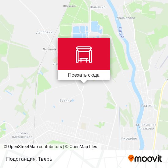 Карта Подстанция