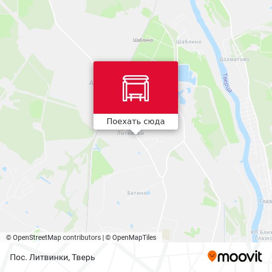 Карта Пос. Литвинки