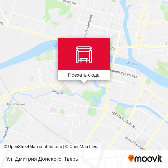 Карта Ул. Дмитрия Донского