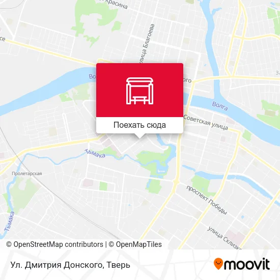 Карта Ул. Дмитрия Донского