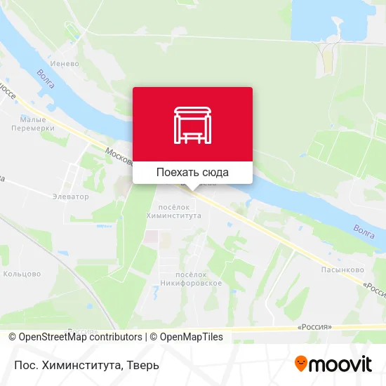 Карта Пос. Химинститута