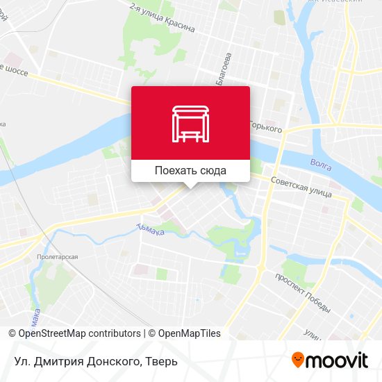 Карта Ул. Дмитрия Донского