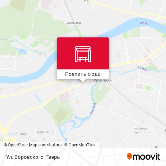 Карта Ул. Воровского