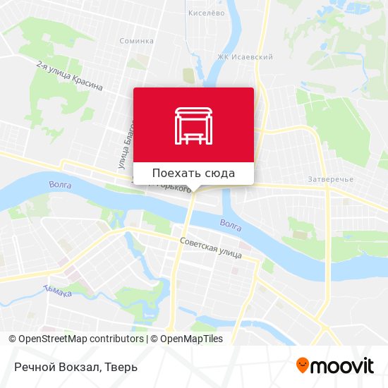 Карта Речной Вокзал