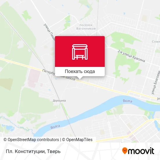 Карта Пл. Конституции