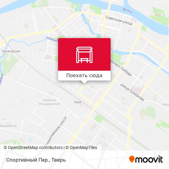 Карта Спортивный Пер.