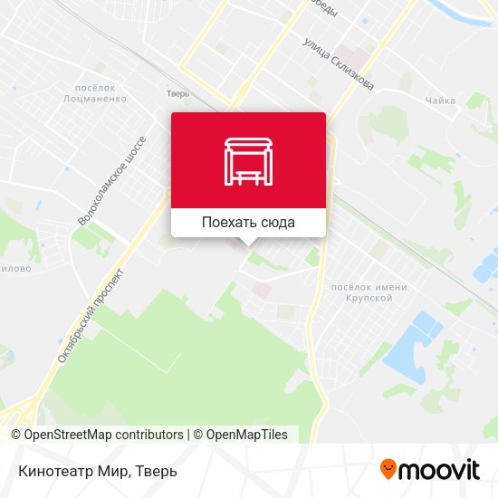 Карта Кинотеатр Мир