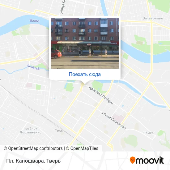 Карта Пл. Капошвара