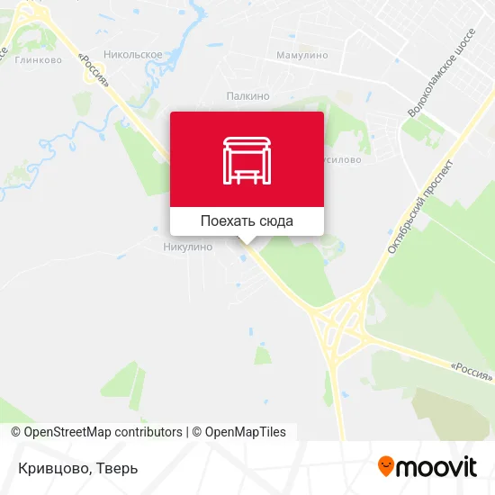 Карта Кривцово