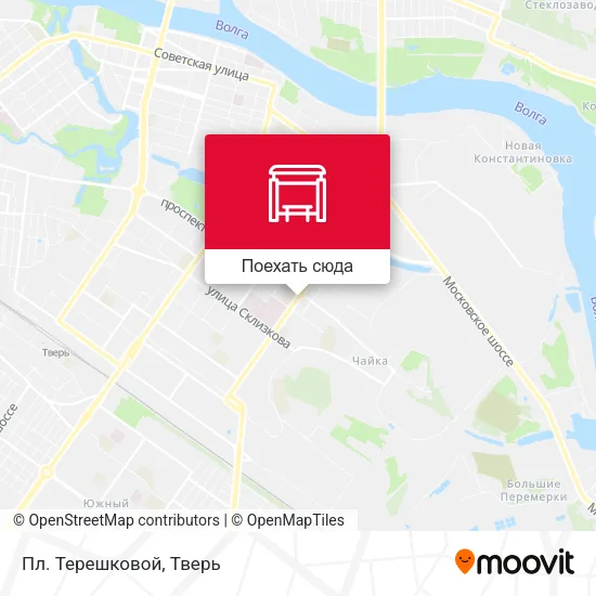 Карта Пл. Терешковой