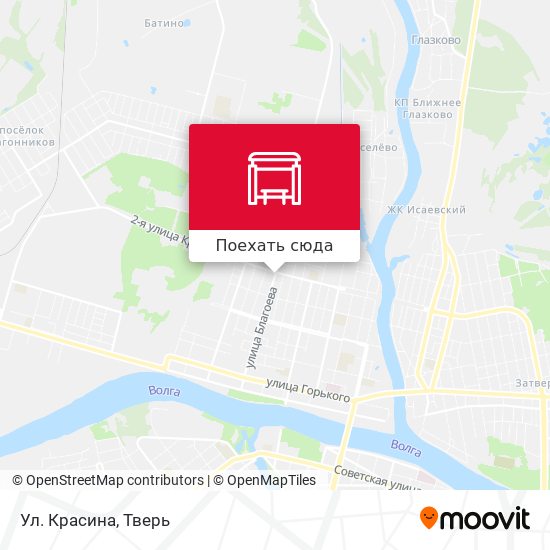 Карта Ул. Красина