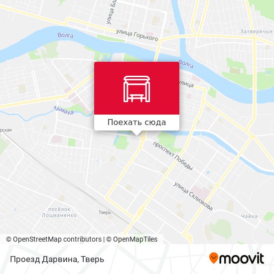 Карта Проезд Дарвина