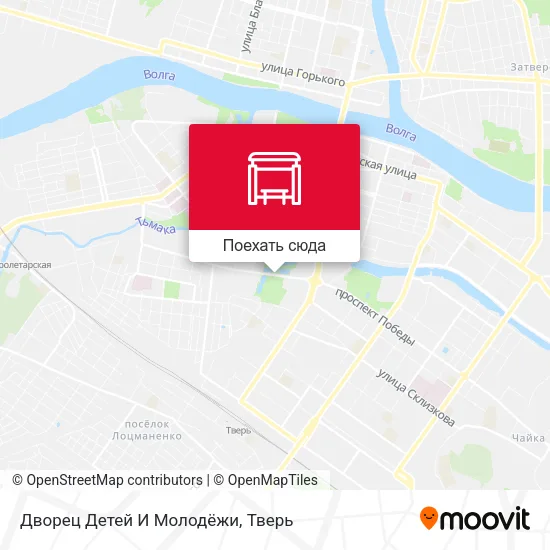 Карта Дворец Детей И Молодёжи