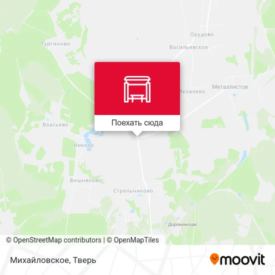 Карта Михайловское