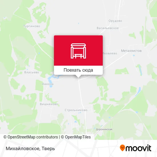 Карта Михайловское