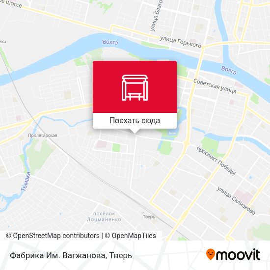 Карта Фабрика Им. Вагжанова