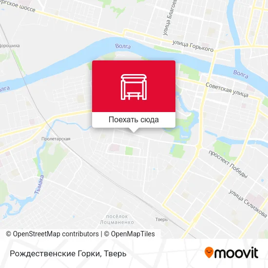Карта Рождественские Горки