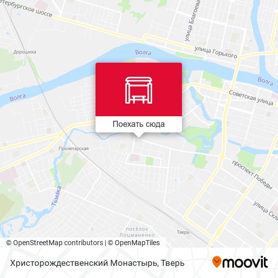 Карта Христорождественский Монастырь