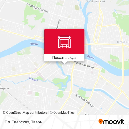 Карта Пл. Тверская