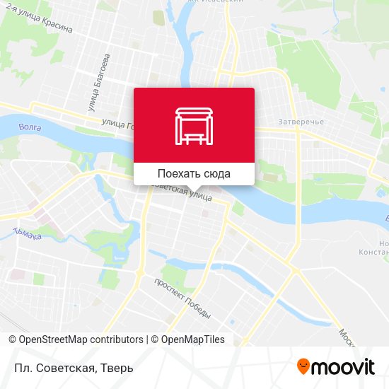 Карта Пл. Советская