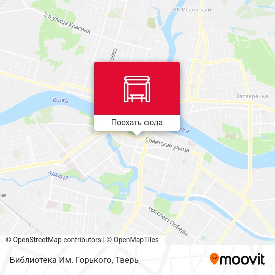 Карта Библиотека Им. Горького
