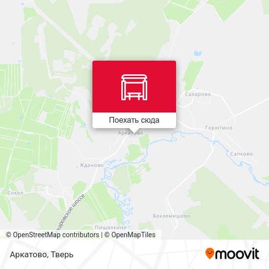 Карта Аркатово