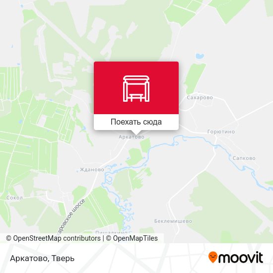 Карта Аркатово