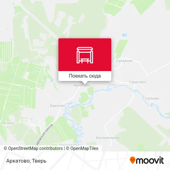 Карта Аркатово