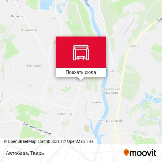 Карта Автобаза