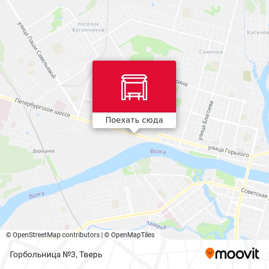 Карта Горбольница №3