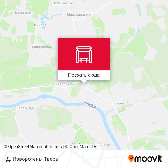 Карта Д. Изворотень