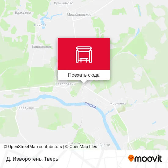 Карта Д. Изворотень