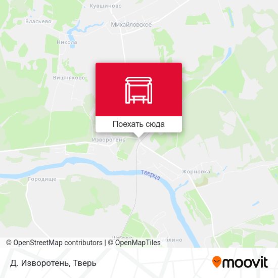 Карта Д. Изворотень