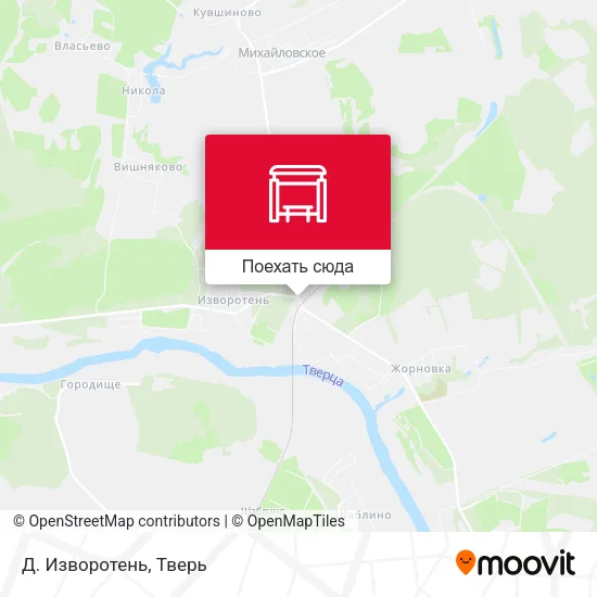 Карта Д. Изворотень