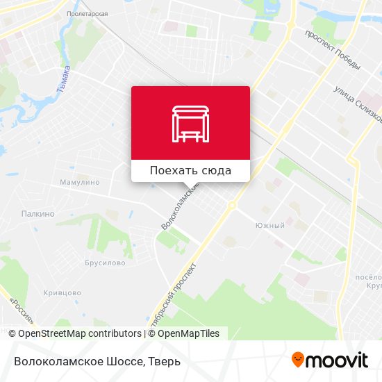Карта Волоколамское Шоссе