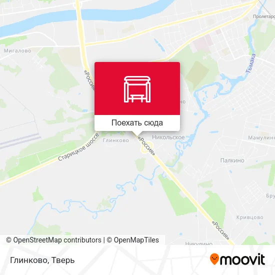 Карта Глинково