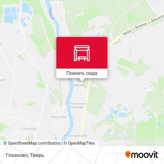 Карта Глазково