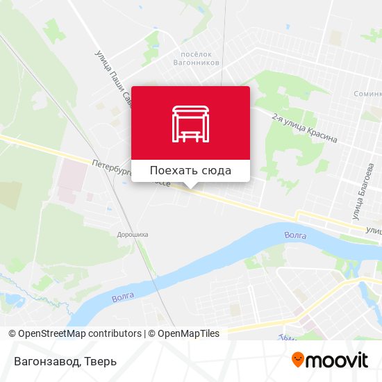 Карта Вагонзавод