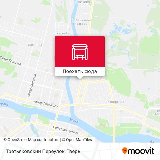 Карта Третьяковский Переулок