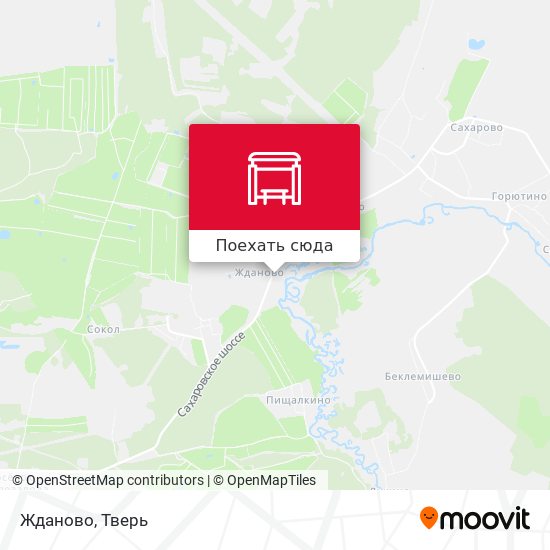 Карта Жданово