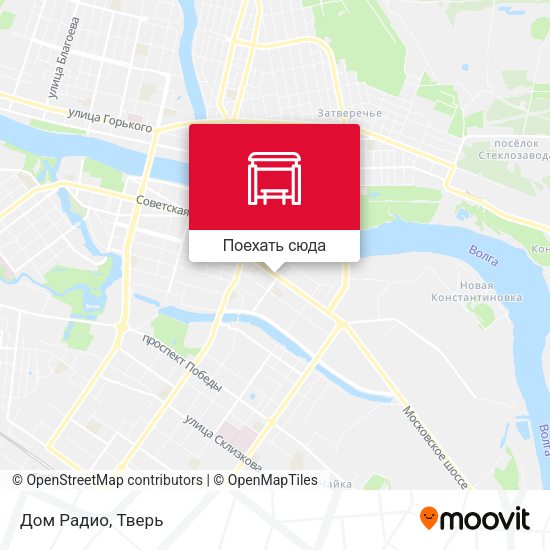 Карта Дом Радио