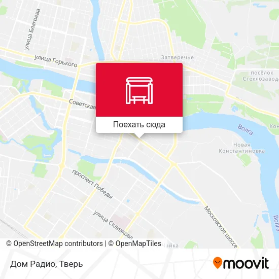 Карта Дом Радио