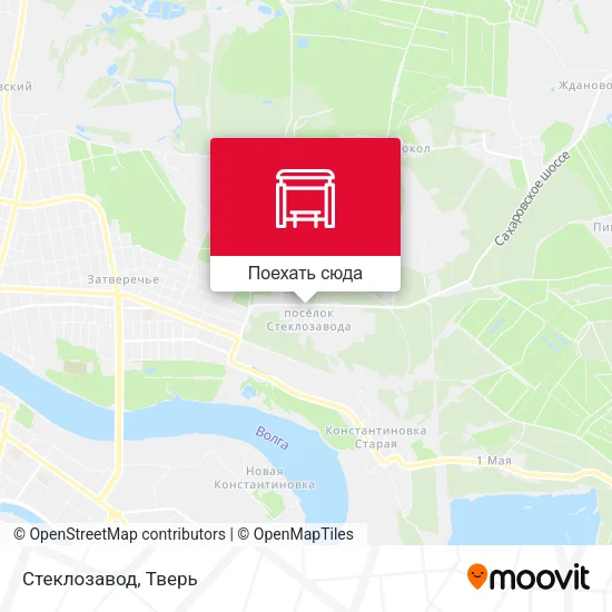 Карта Стеклозавод