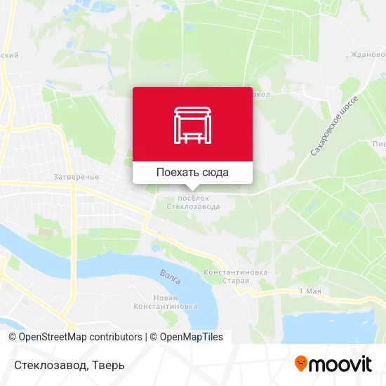 Карта Стеклозавод