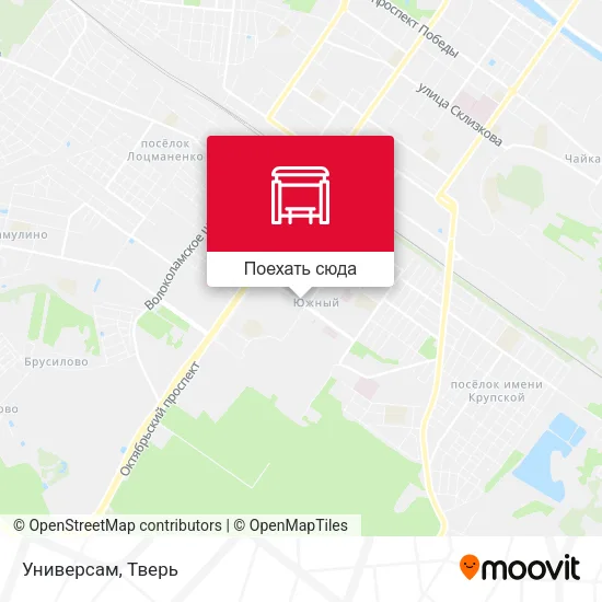 Карта Универсам