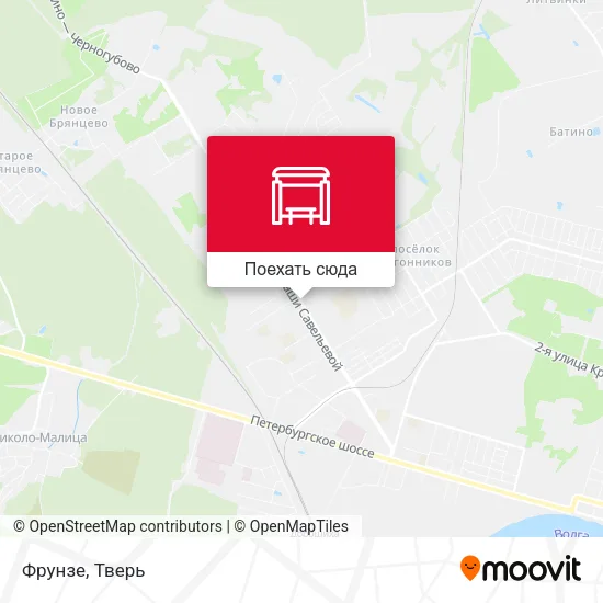 Карта Фрунзе