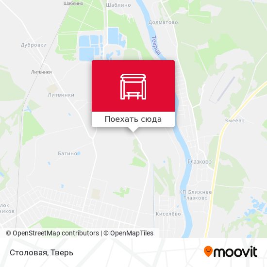 Карта Столовая